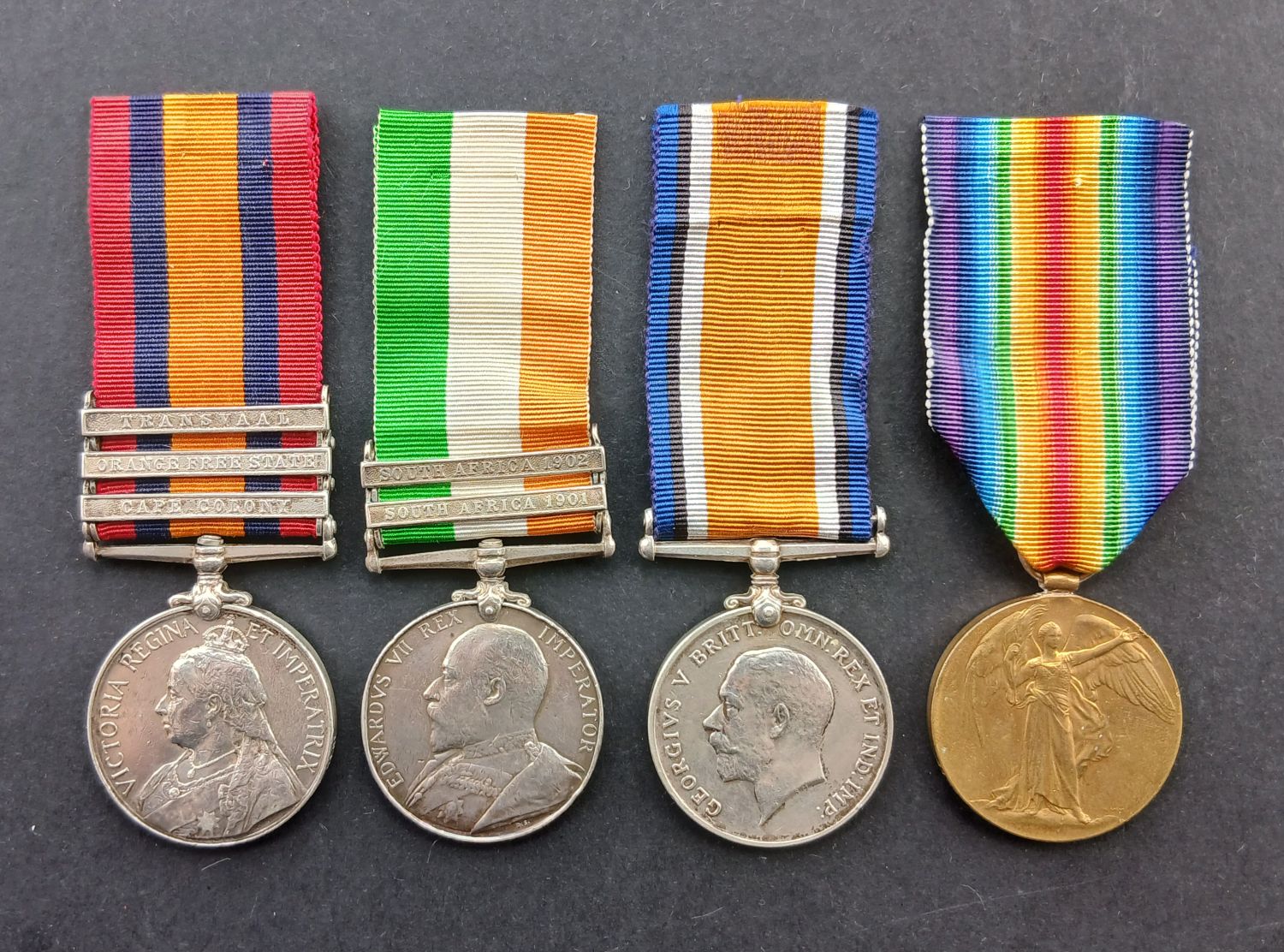QSA KSA WW1 pair - Owens - Worc R