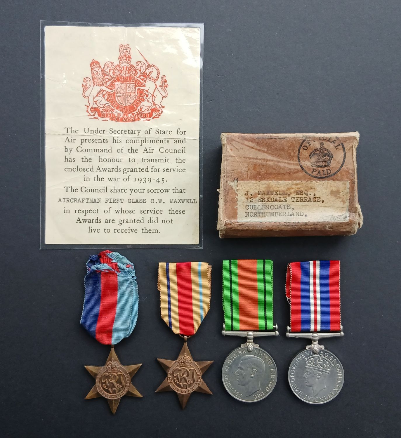 WW2 gp 4 - Maxwell - RAFVR