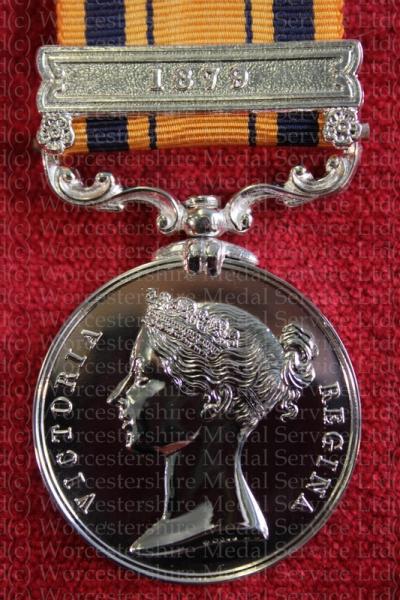 Worcestershire Medal Service: South Africa Medal with clasp 1879 (Zulu War)