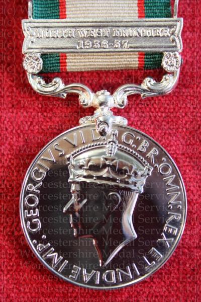 Worcestershire Medal Service: India General Service Medal - NWF 1936-37