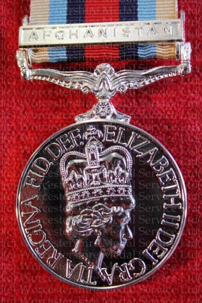 Worcestershire Medal Service: OSM with clasp Afghanistan
