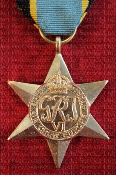 Worcestershire Medal Service: Air Crew Europe Star