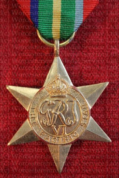 Worcestershire Medal Service: Pacific Star