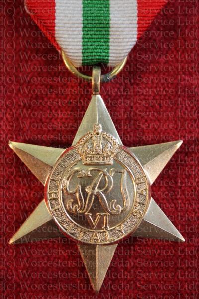 Worcestershire Medal Service: Italy Star