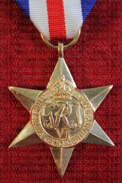 Worcestershire Medal Service: France & Germany Star