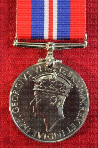 Worcestershire Medal Service: War Medal 1939-45