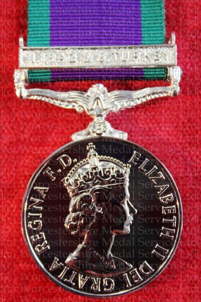 Worcestershire Medal Service: CSM with clasp N Iraq & S Turkey