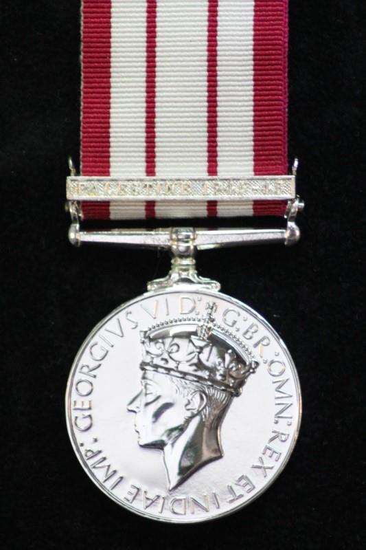Worcestershire Medal Service: Naval GSM Palestine 1945-48