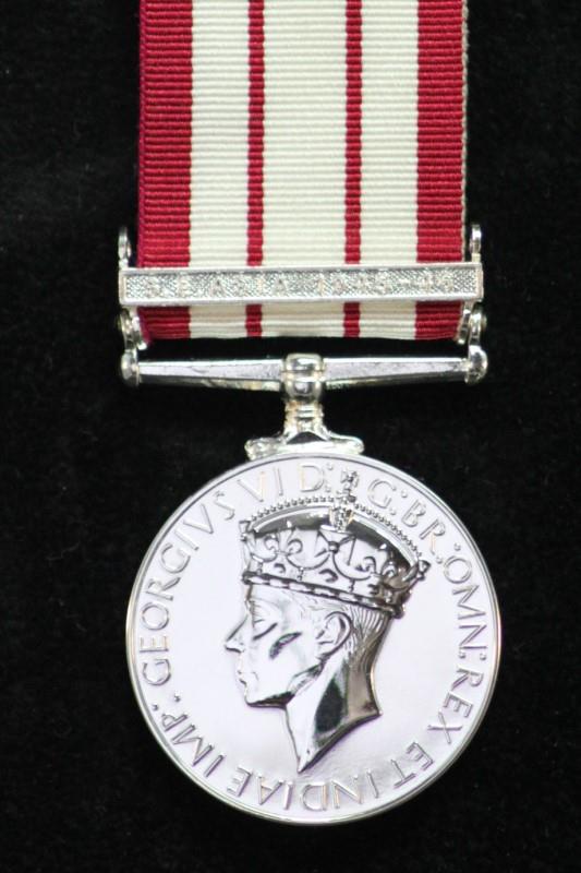 Worcestershire Medal Service: Naval GSM SE Asia 1945-46