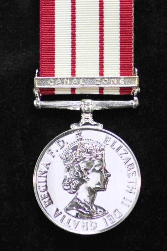 Worcestershire Medal Service: Naval GSM Canal Zone
