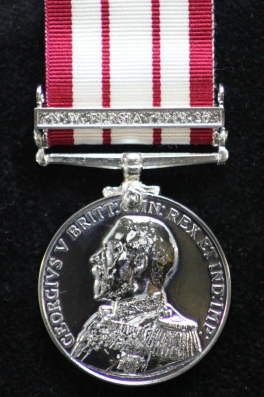 Worcestershire Medal Service: Naval GSM N W Persia 1919-20