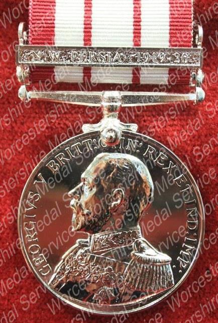 Worcestershire Medal Service: Naval GSM N W Persia 1920