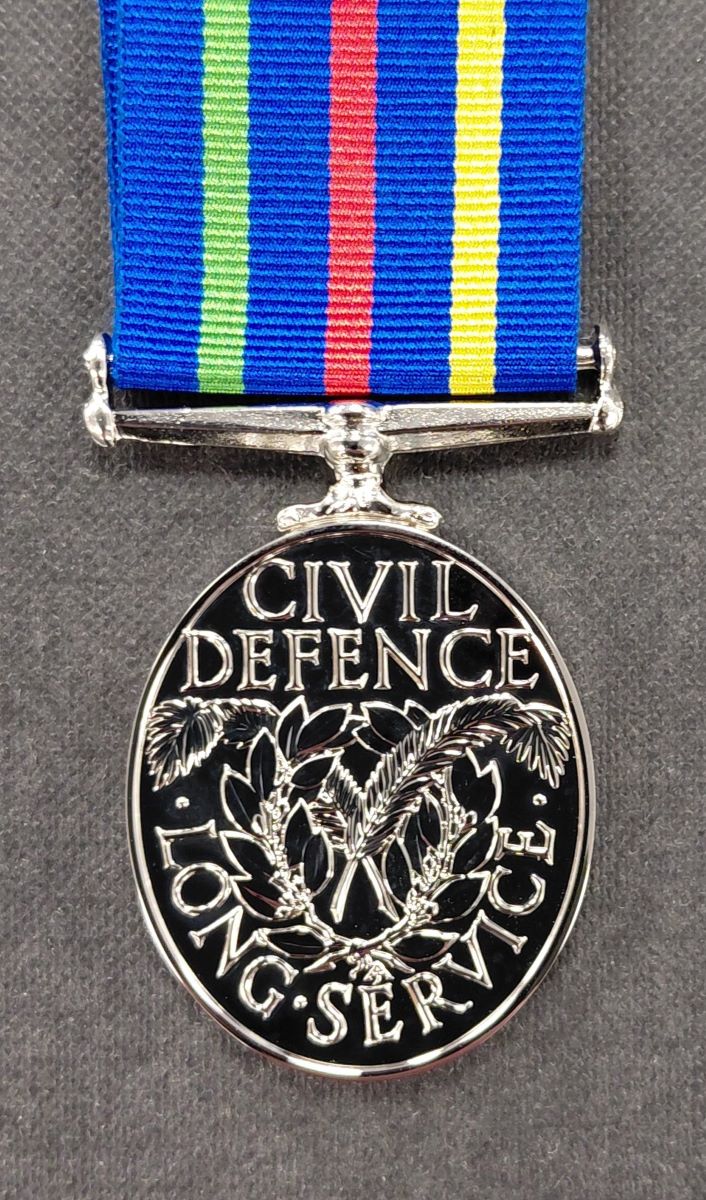 Civil Defence Long Service Medal - EIIR Post 1968