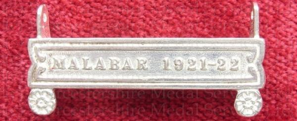 Worcestershire Medal Service: Clasp - Malabar 1921-22