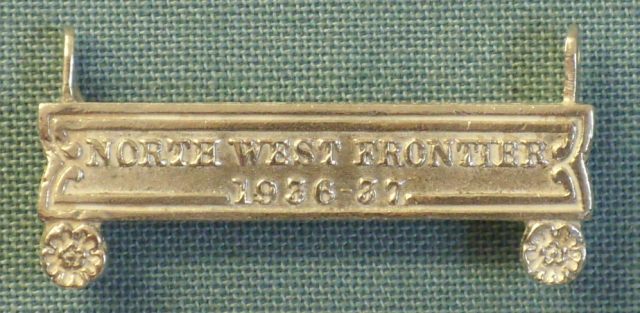 Worcestershire Medal Service: Clasp - North West Frontier 1936 -37