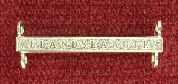 Worcestershire Medal Service: Clasp - Elandslaagte (QSA)
