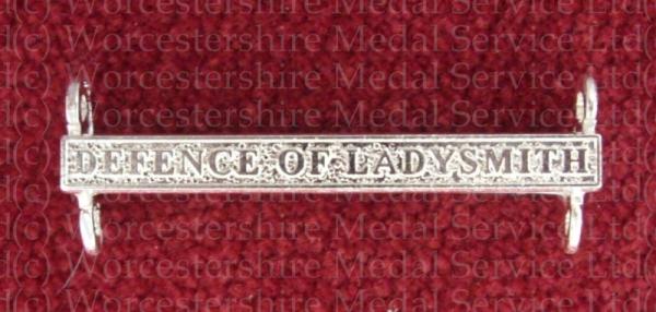 Worcestershire Medal Service: Clasp - Defence of Ladysmith (QSA)