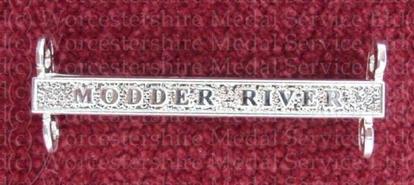 Worcestershire Medal Service: Clasp - Modder River (QSA)