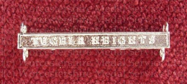 Worcestershire Medal Service: Clasp - Tugela Heights (QSA)