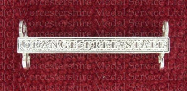 Worcestershire Medal Service: Clasp - Orange Free State (QSA)