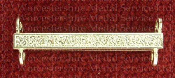 Worcestershire Medal Service: Clasp - Transvaal (QSA)
