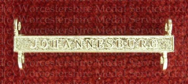 Worcestershire Medal Service: Clasp - Johannesburg (QSA)