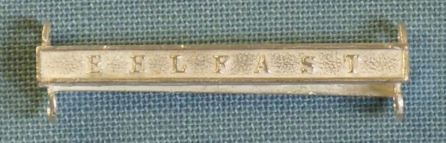 Worcestershire Medal Service: Clasp - Belfast (QSA)