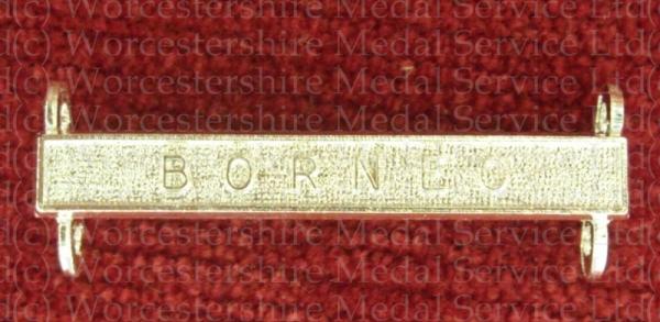 Worcestershire Medal Service: Clasp - Borneo