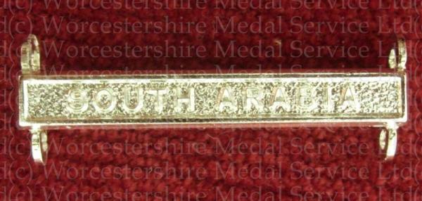 Worcestershire Medal Service: Clasp - South Arabia