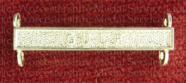 Worcestershire Medal Service: Clasp - Gulf