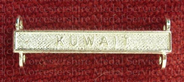 Worcestershire Medal Service: Clasp - Kuwait