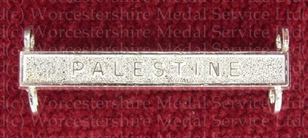 Worcestershire Medal Service: Clasp - Palestine