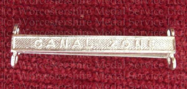Worcestershire Medal Service: Clasp - Canal Zone (NGSM)