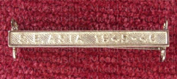 Worcestershire Medal Service: Clasp - S.E. Asia 1945-46 (NGSM)
