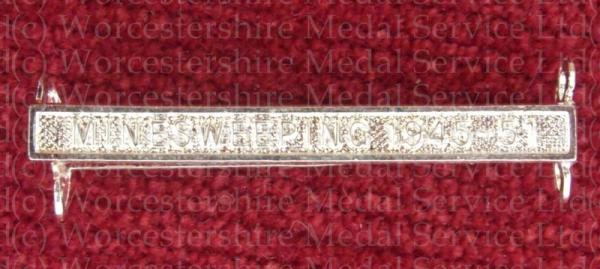 Worcestershire Medal Service: Clasp - Minesweeping 1945-51 (NGSM)