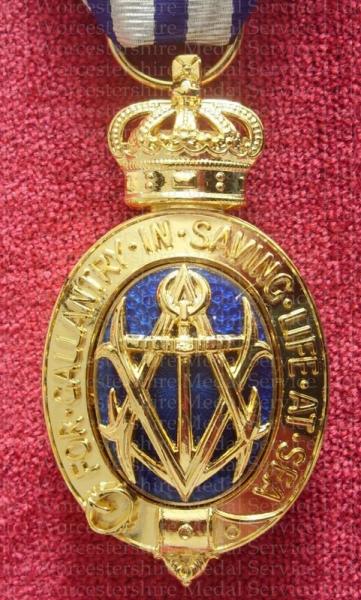 Worcestershire Medal Service: Albert Medal Sea - 1st Class (Gold)