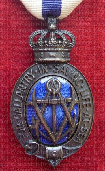 Worcestershire Medal Service: Albert Medal Sea - 2nd Class (Bronze)