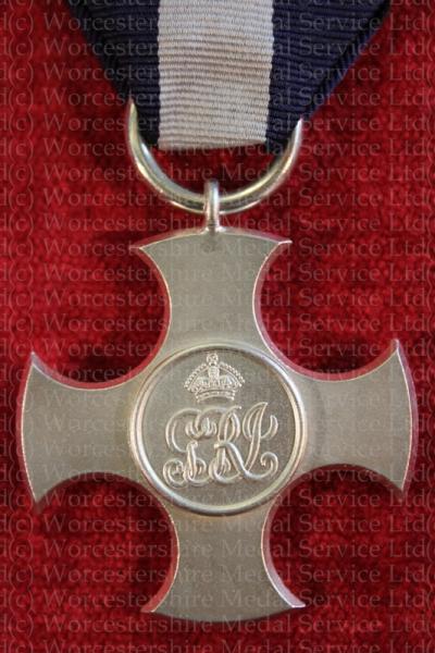 Worcestershire Medal Service: Distinguished Service Cross  GV