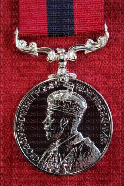 Worcestershire Medal Service: Distinguished Conduct Medal - GV (Crowned Head)