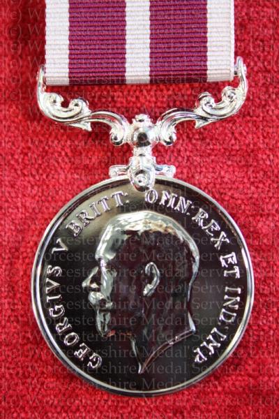 Worcestershire Medal Service: Meritorious Service Medal GV (Coinage Head)