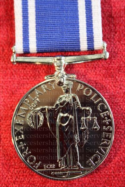 Police Exemplary Service Medal EIIR
