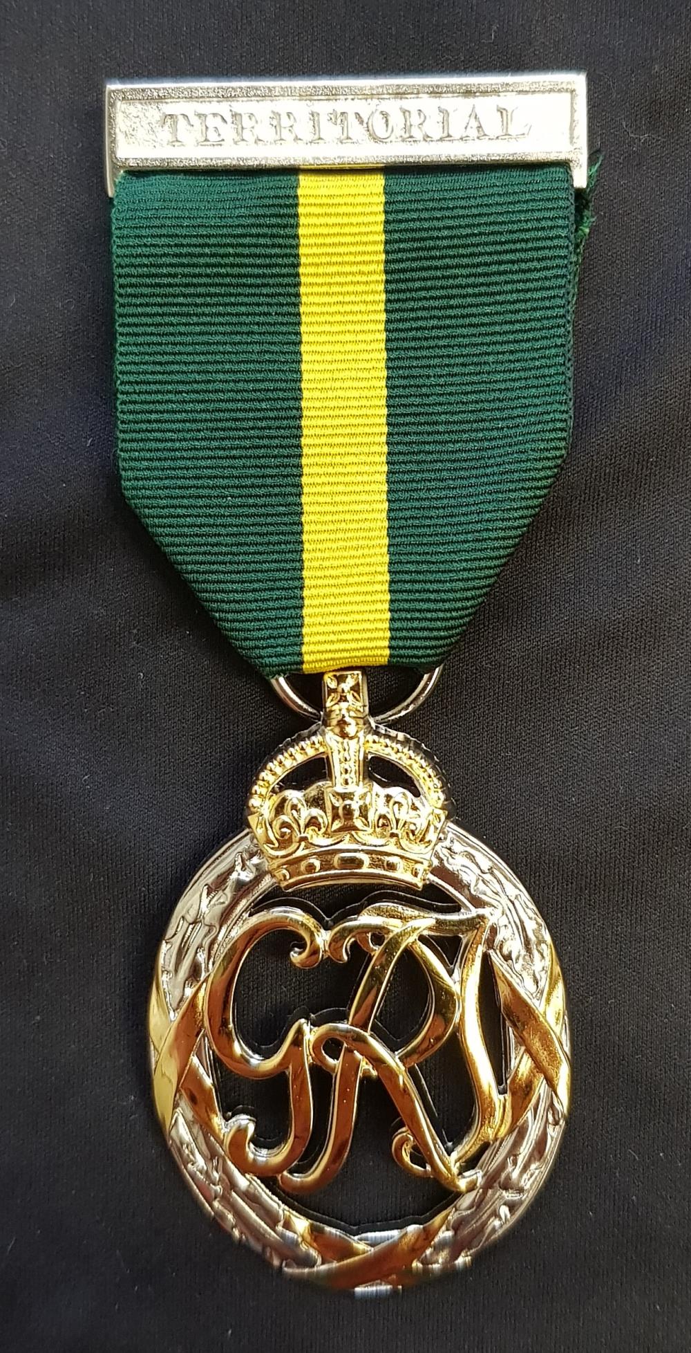 Worcestershire Medal Service: Territorial Decoration GVI