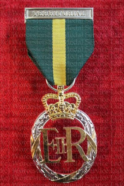 Worcestershire Medal Service: Territorial Decoration EIIR (1952-1969)
