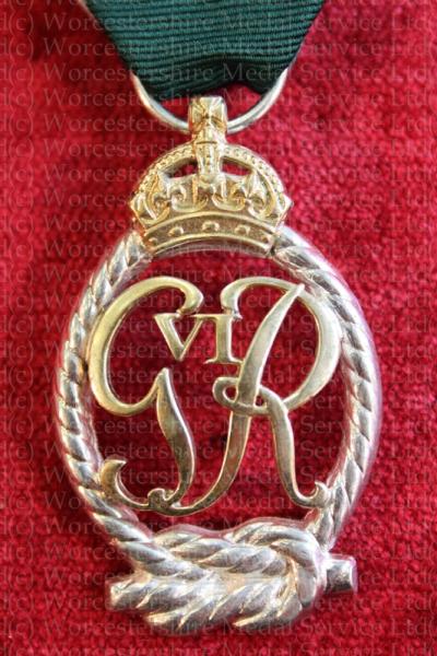 Worcestershire Medal Service: Royal Naval Reserve Decoration GVI