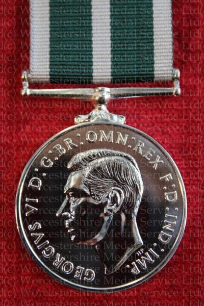 Worcestershire Medal Service: Royal Naval Reserve Long Service Medal GVI