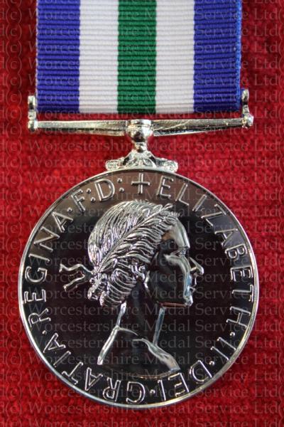 Worcestershire Medal Service: Royal Naval Reserve Long Service Medal EIIR