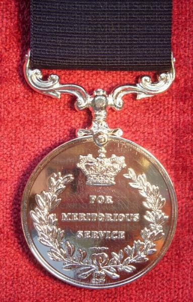 Meritorious Service Medal - GV (Admirals Bust)