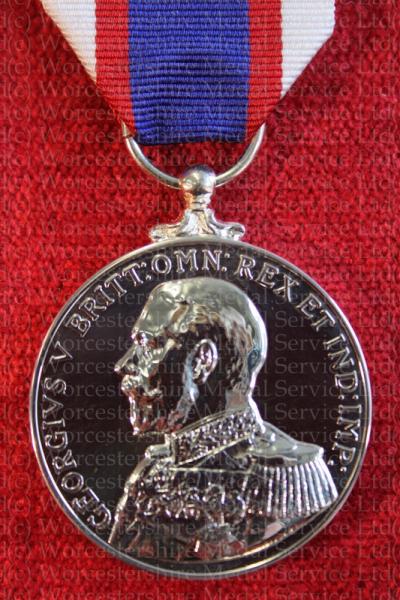 Worcestershire Medal Service: Royal Fleet Reserve GV (Admirals Bust)