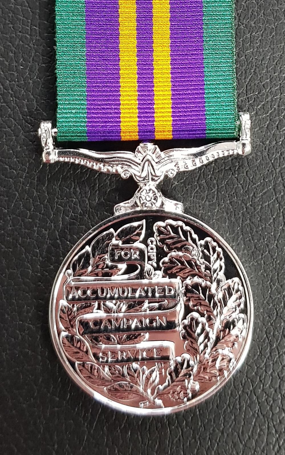Accumulated Campaign Service Medal (2011)