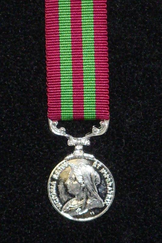 India Medal 1895-1902 Miniature Medal